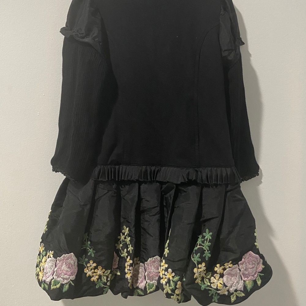 Girls Roberta di Roma black dress.